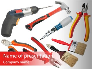 Hand Tools PowerPoint Template