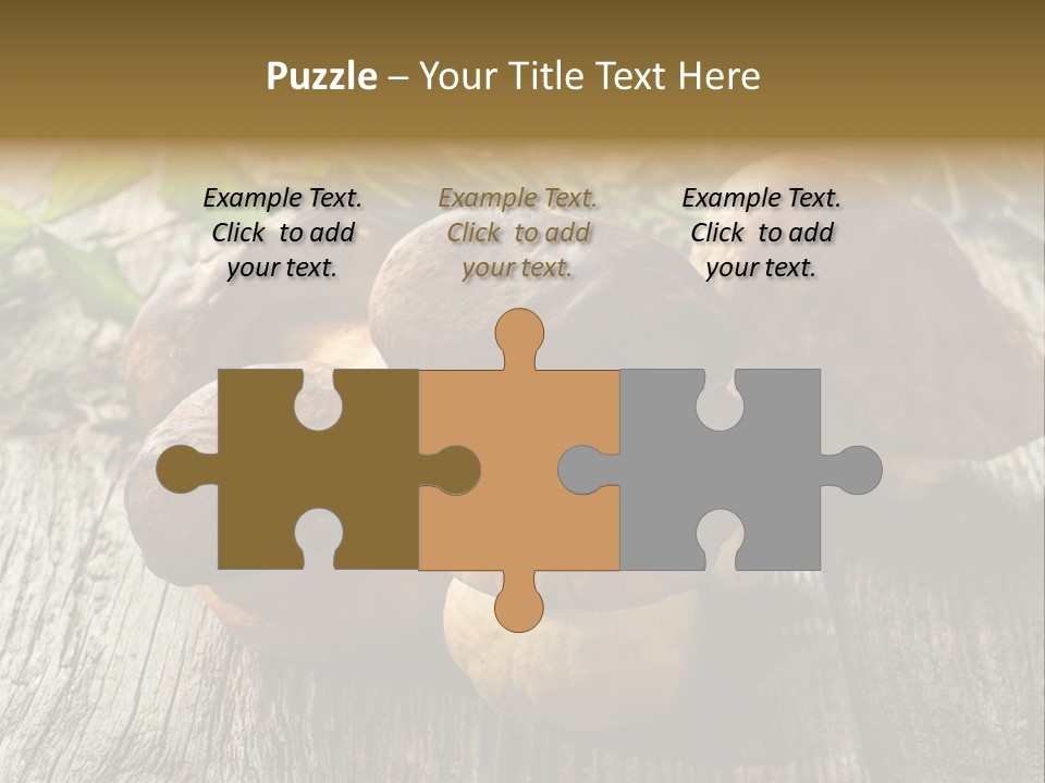 Mushroom Fungus PowerPoint Template