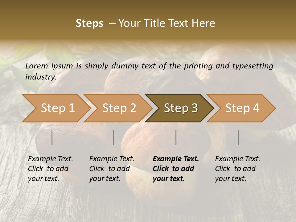 Mushroom Fungus PowerPoint Template