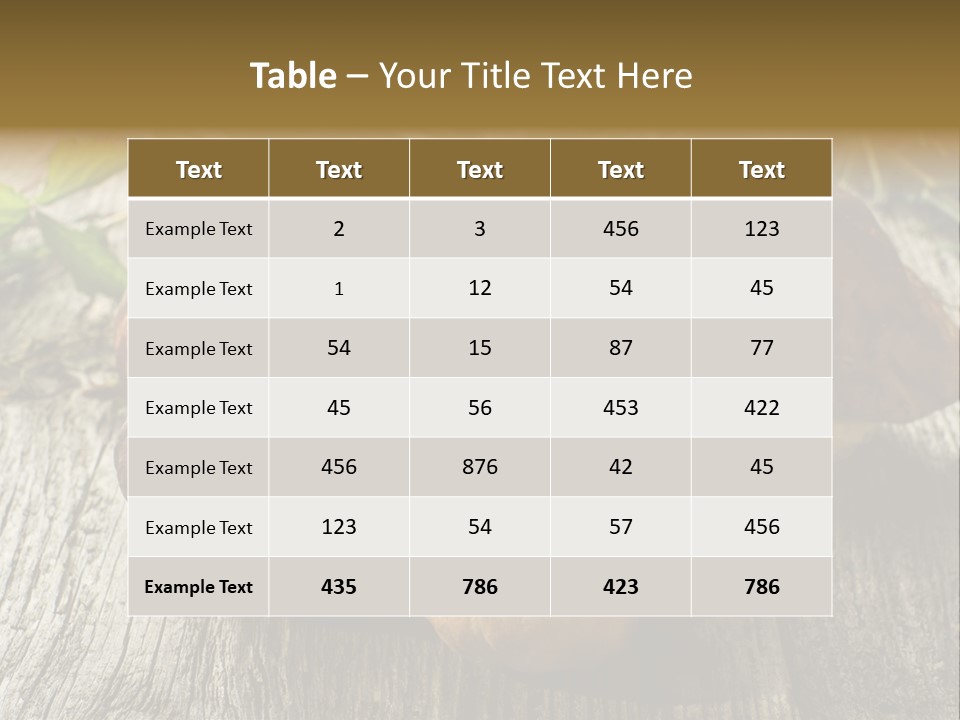 Mushroom Fungus PowerPoint Template