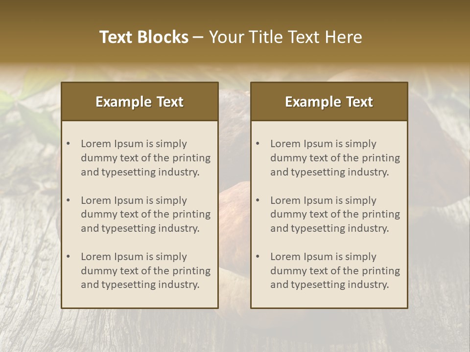 Mushroom Fungus PowerPoint Template