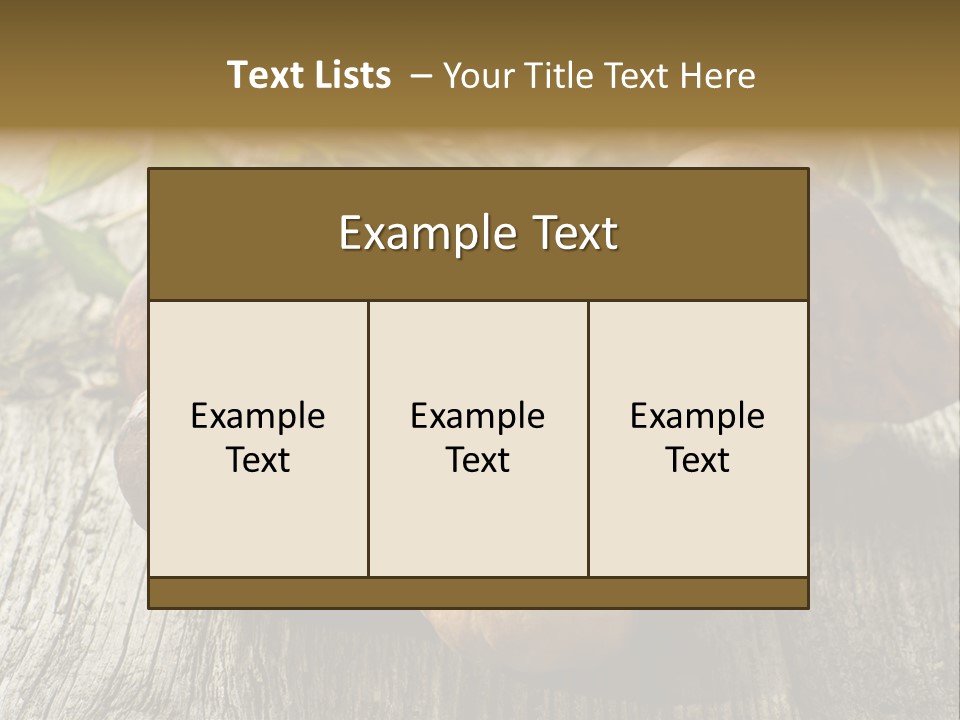 Mushroom Fungus PowerPoint Template