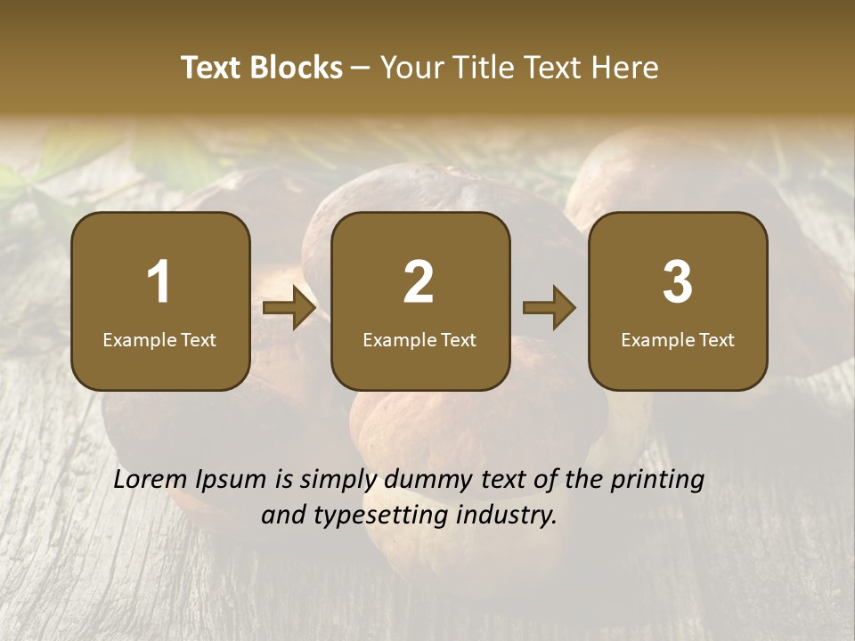 Mushroom Fungus PowerPoint Template