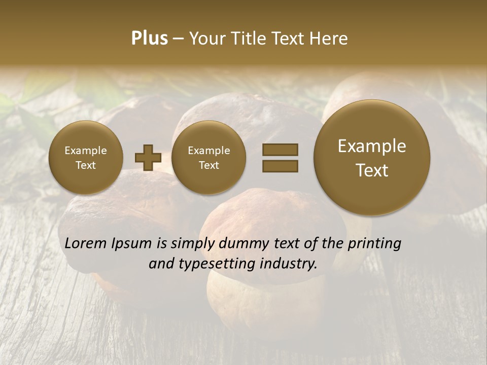 Mushroom Fungus PowerPoint Template