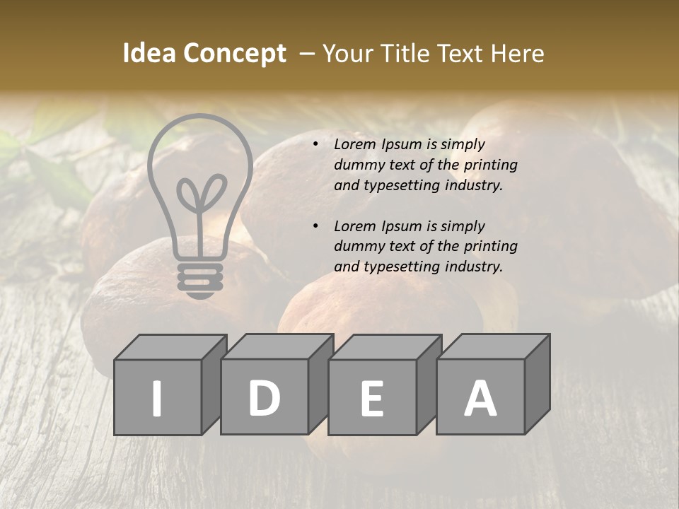 Mushroom Fungus PowerPoint Template