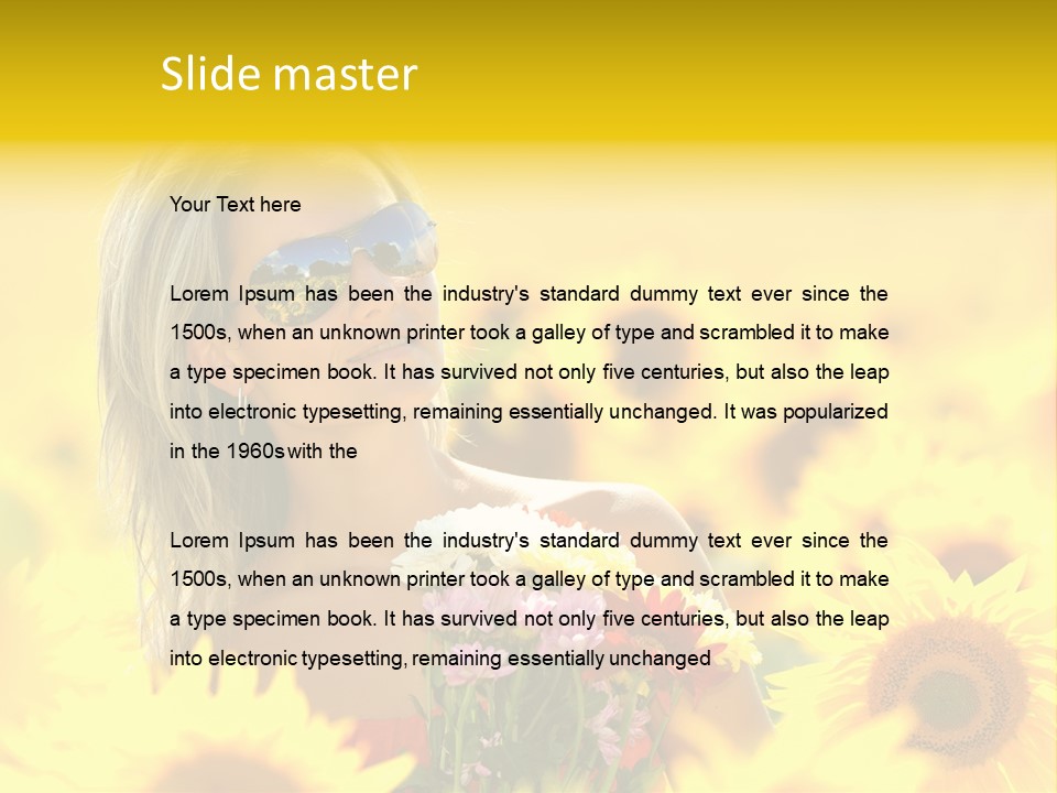 Human Portrait Country PowerPoint Template