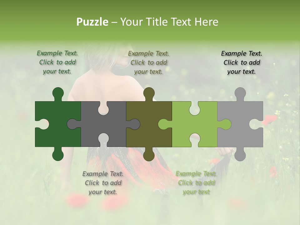 Summer Human Landscape PowerPoint Template