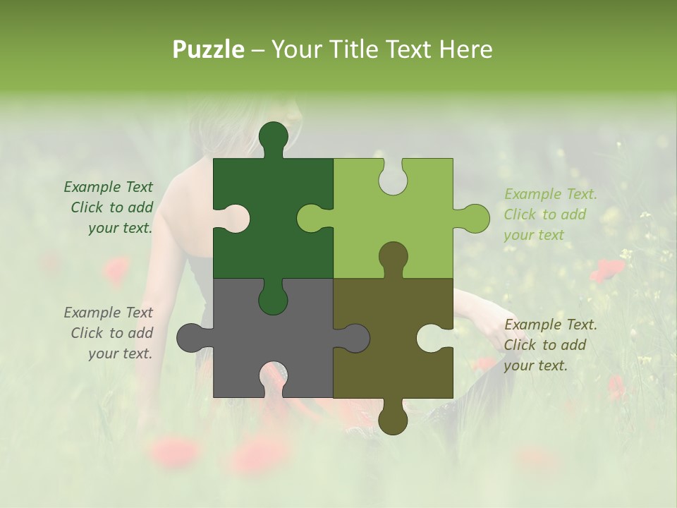 Summer Human Landscape PowerPoint Template