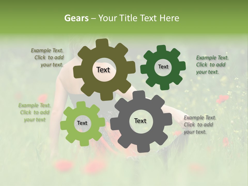 Summer Human Landscape PowerPoint Template