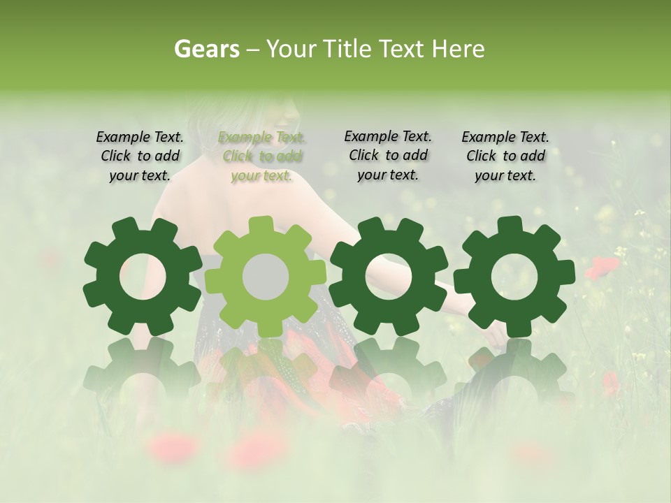 Summer Human Landscape PowerPoint Template