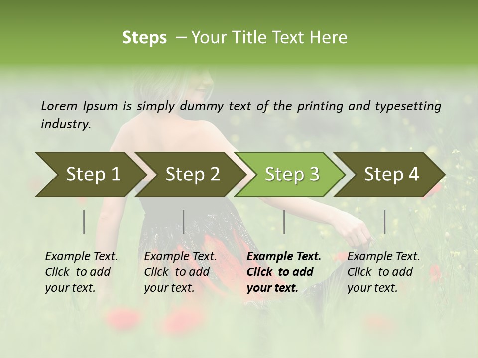 Summer Human Landscape PowerPoint Template
