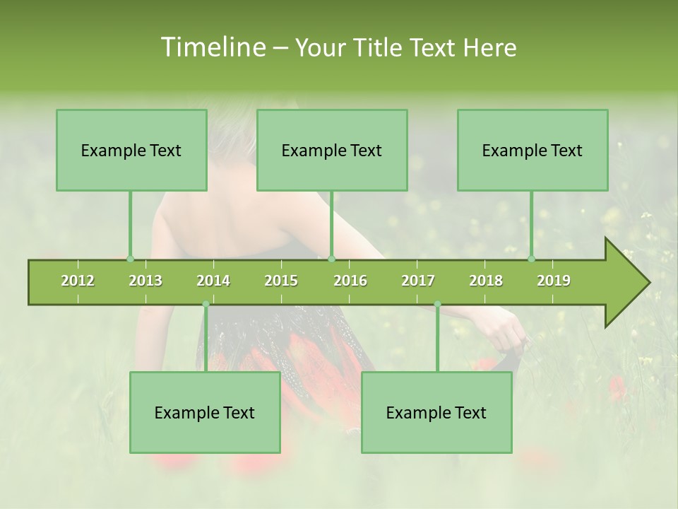 Summer Human Landscape PowerPoint Template