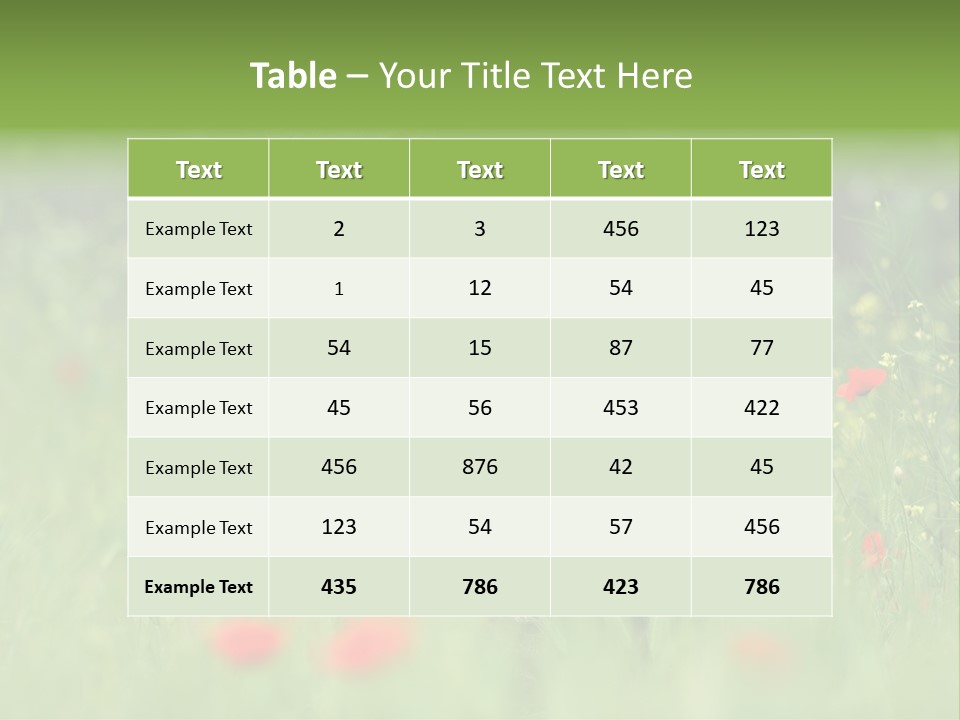 Summer Human Landscape PowerPoint Template