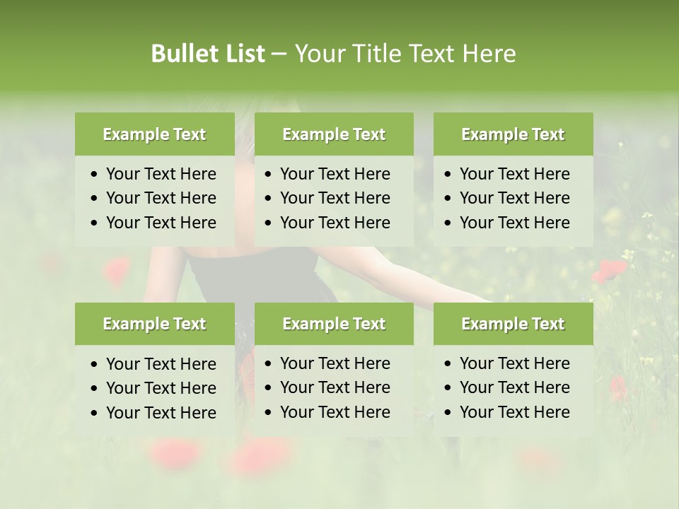 Summer Human Landscape PowerPoint Template