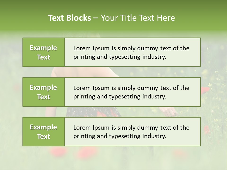 Summer Human Landscape PowerPoint Template