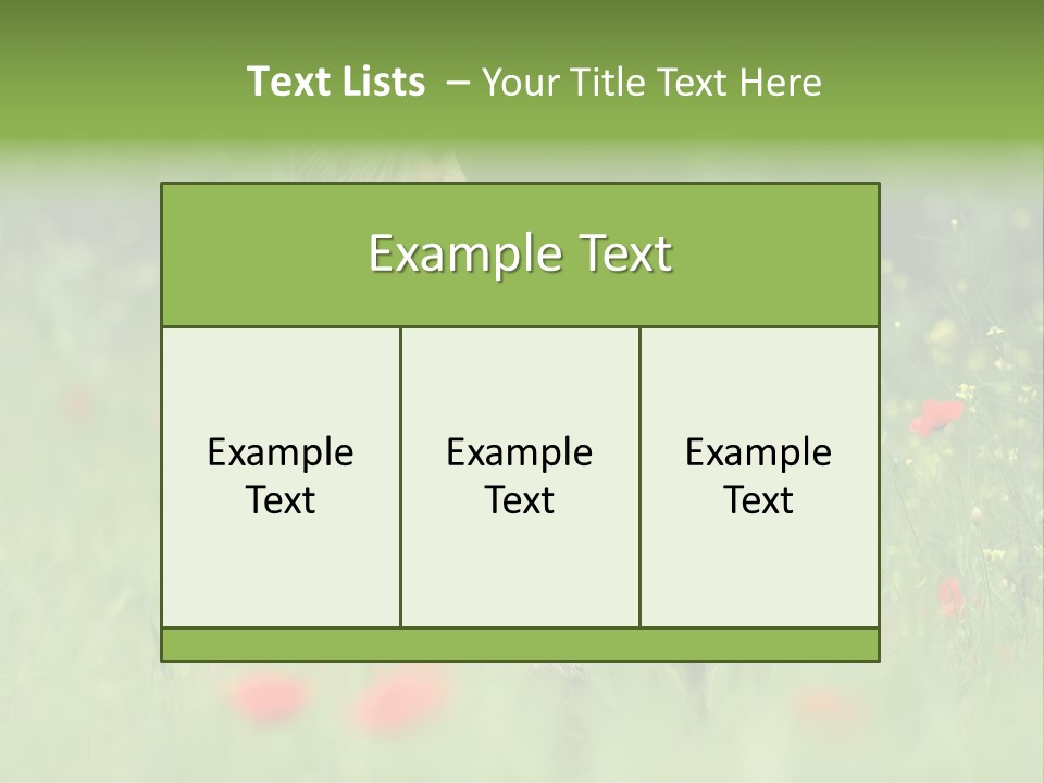 Summer Human Landscape PowerPoint Template