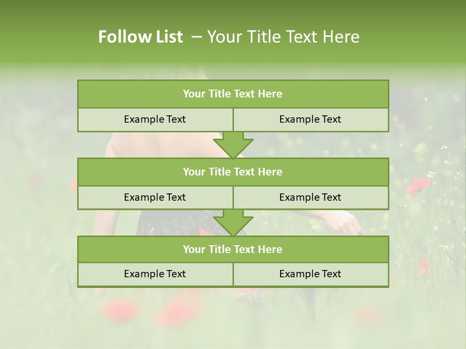Summer Human Landscape PowerPoint Template
