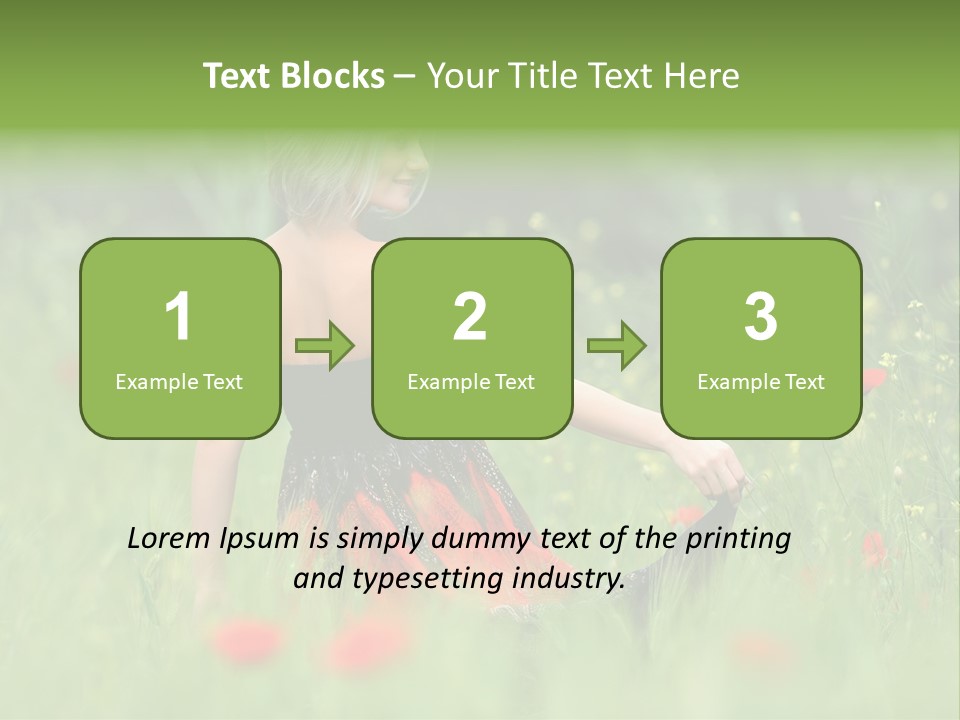 Summer Human Landscape PowerPoint Template