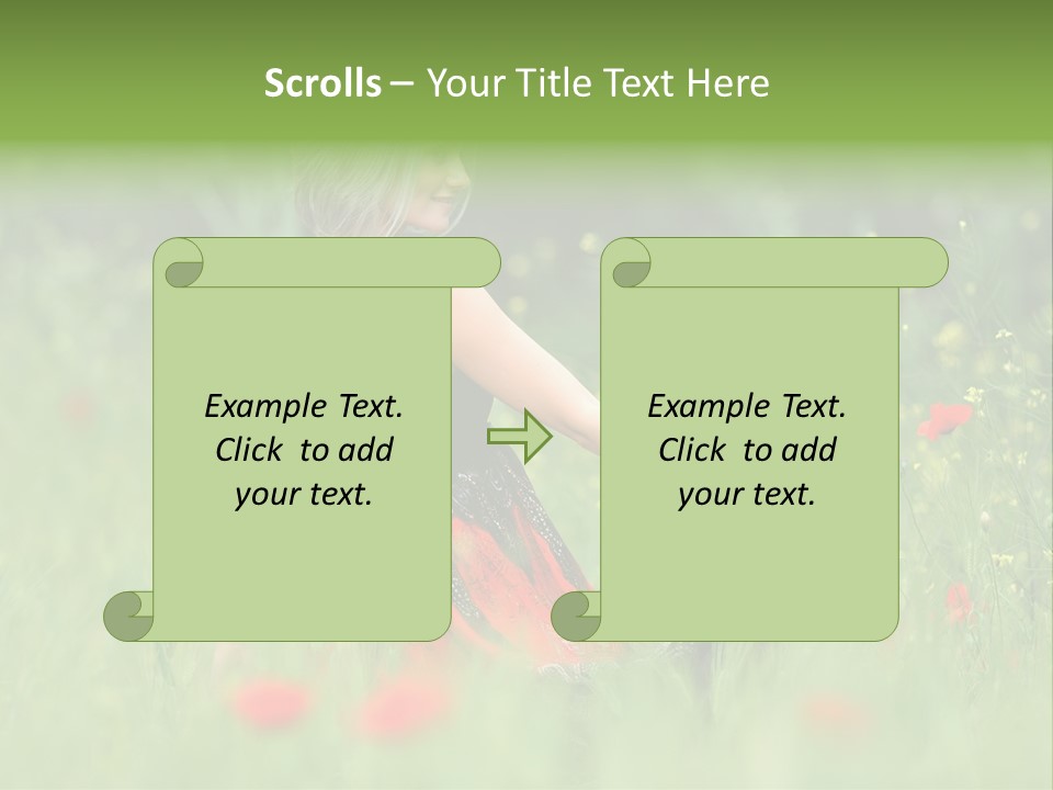 Summer Human Landscape PowerPoint Template