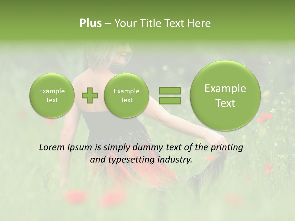 Summer Human Landscape PowerPoint Template