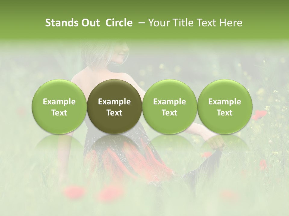 Summer Human Landscape PowerPoint Template