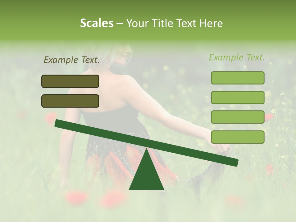 Summer Human Landscape PowerPoint Template