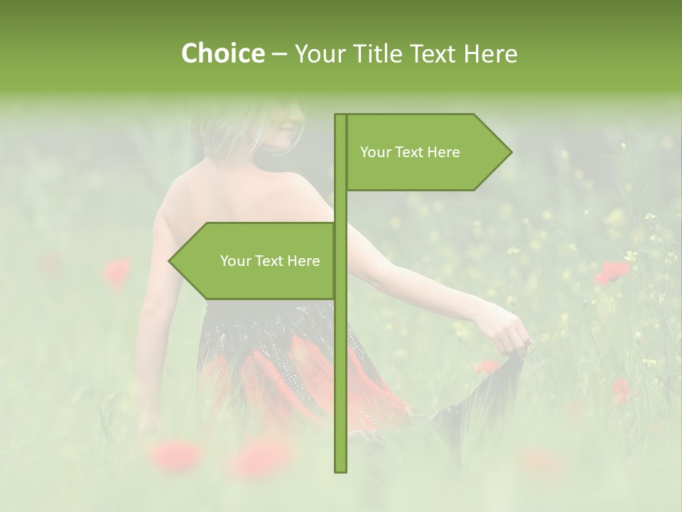 Summer Human Landscape PowerPoint Template