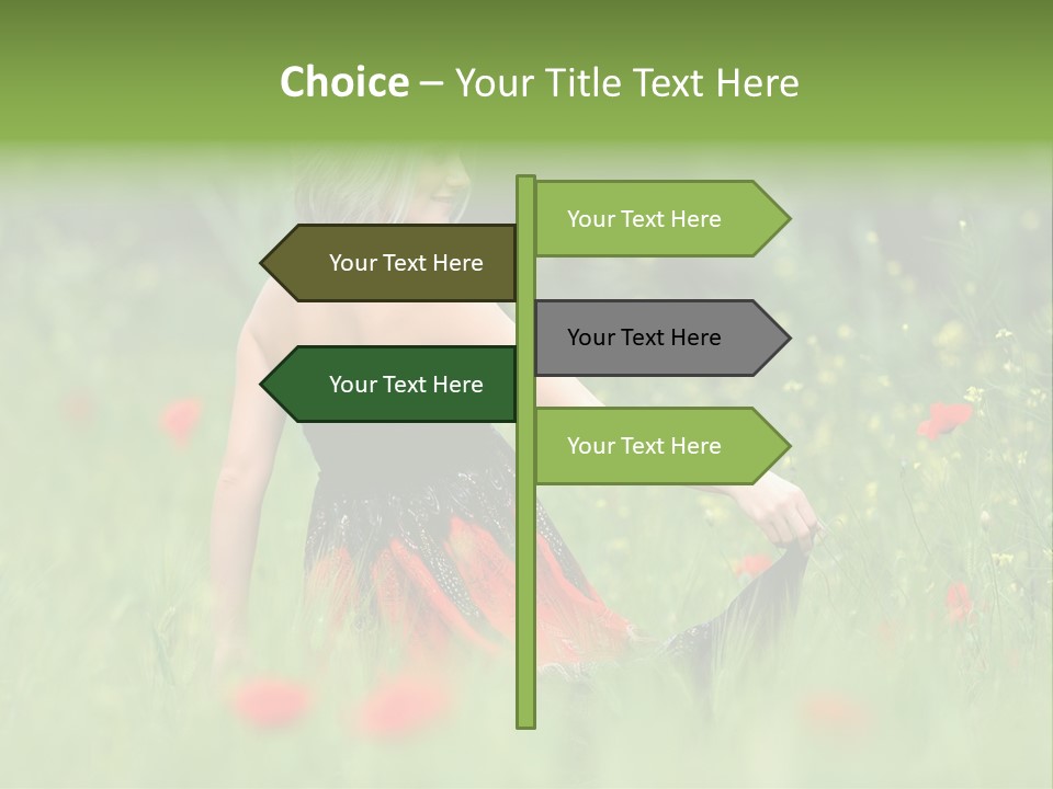Summer Human Landscape PowerPoint Template