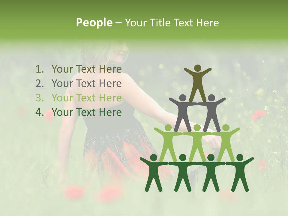 Summer Human Landscape PowerPoint Template