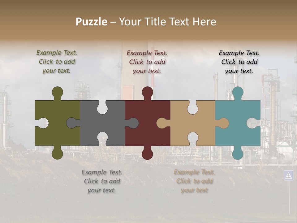 Fuel Pollution Company PowerPoint Template