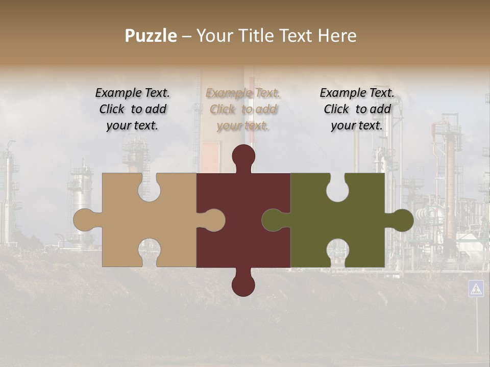 Fuel Pollution Company PowerPoint Template