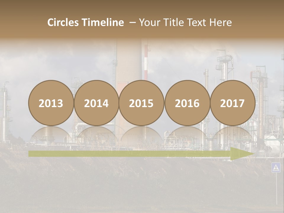 Fuel Pollution Company PowerPoint Template