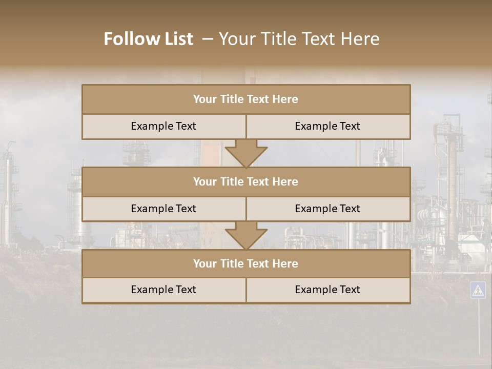 Fuel Pollution Company PowerPoint Template