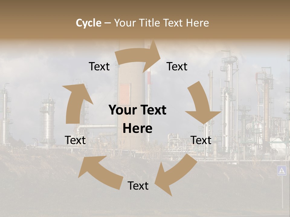 Fuel Pollution Company PowerPoint Template