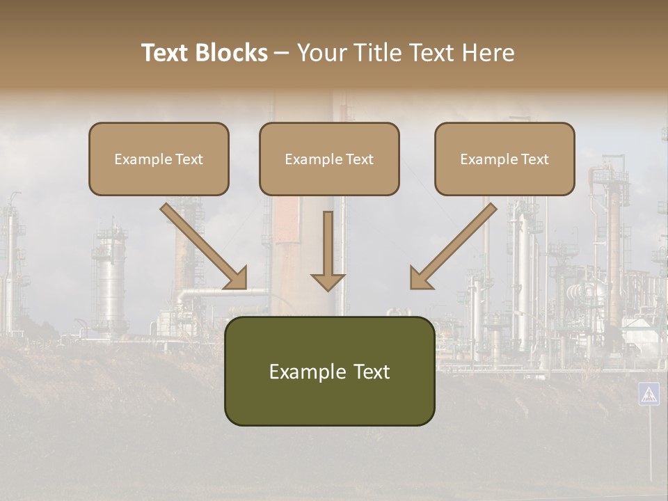 Fuel Pollution Company PowerPoint Template