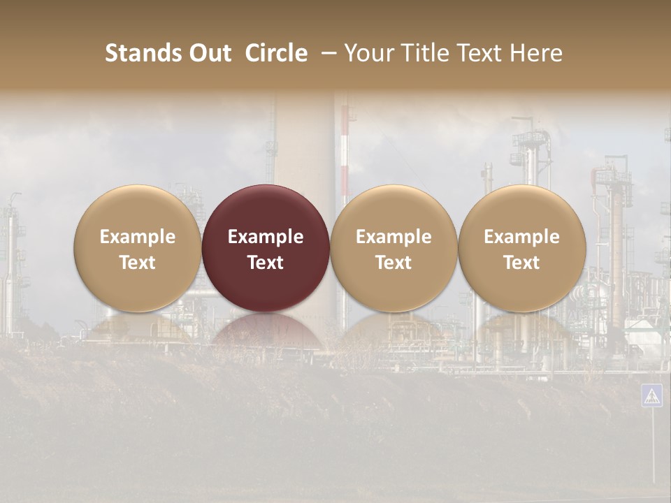 Fuel Pollution Company PowerPoint Template
