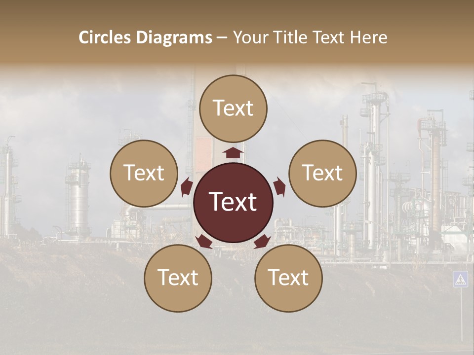 Fuel Pollution Company PowerPoint Template