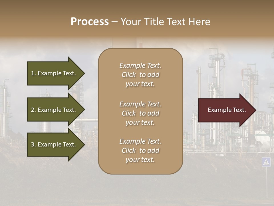 Fuel Pollution Company PowerPoint Template