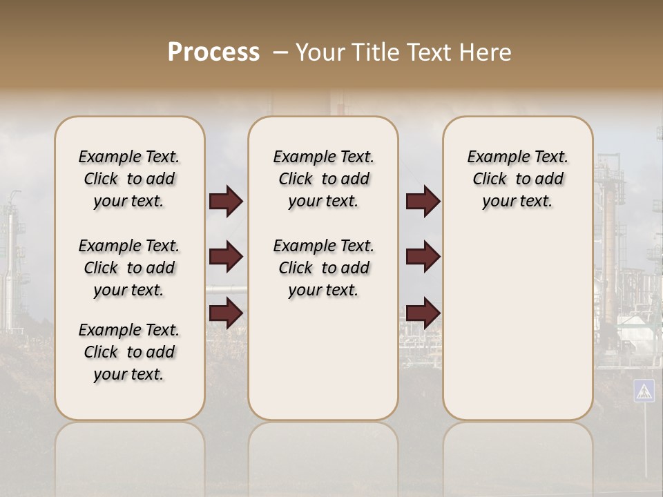 Fuel Pollution Company PowerPoint Template