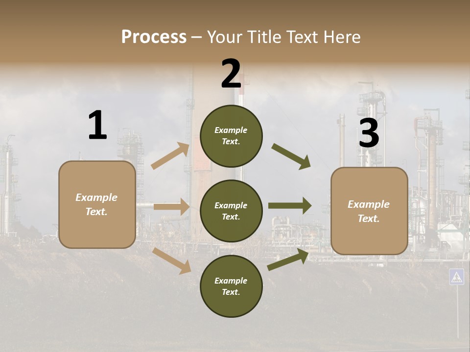 Fuel Pollution Company PowerPoint Template