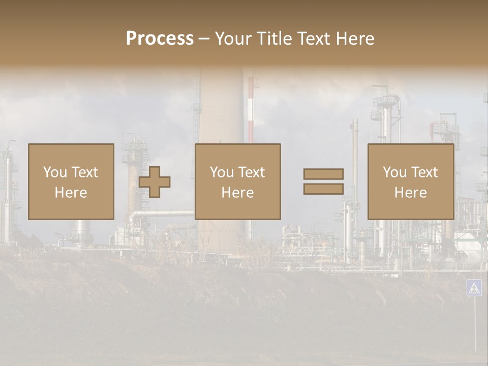 Fuel Pollution Company PowerPoint Template