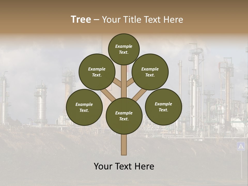 Fuel Pollution Company PowerPoint Template