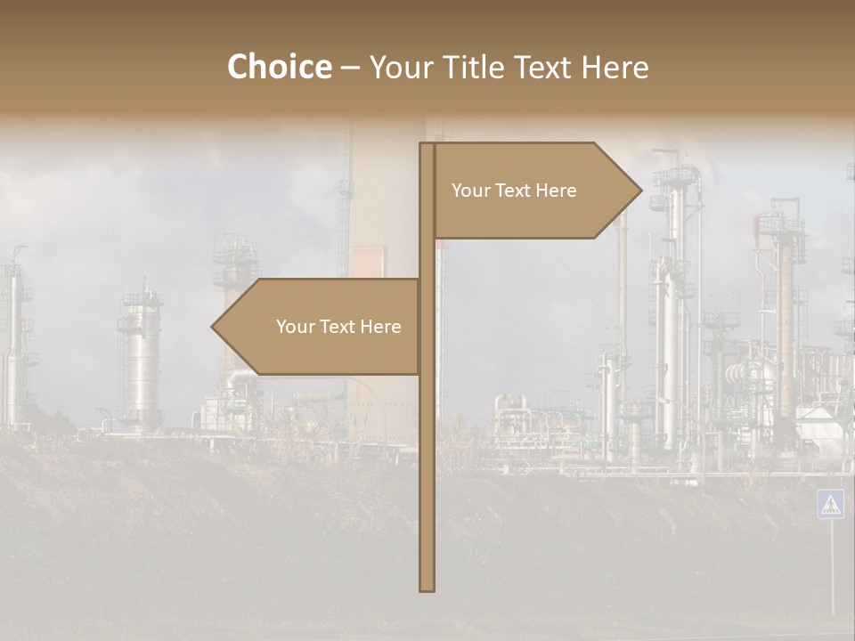 Fuel Pollution Company PowerPoint Template
