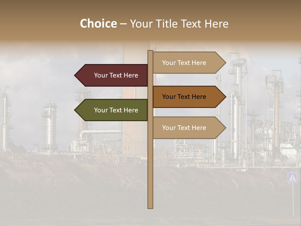 Fuel Pollution Company PowerPoint Template