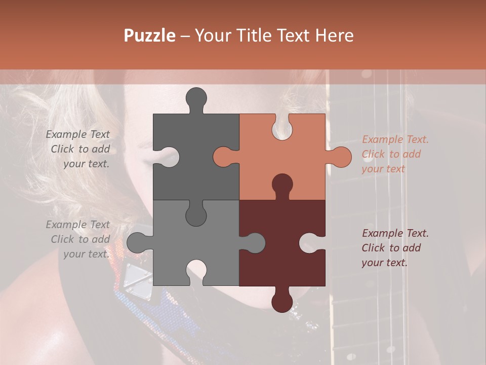 Rocker Girl PowerPoint Template