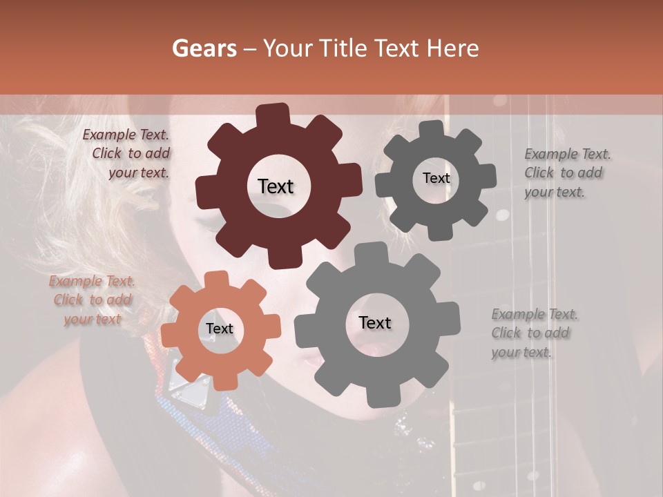 Rocker Girl PowerPoint Template