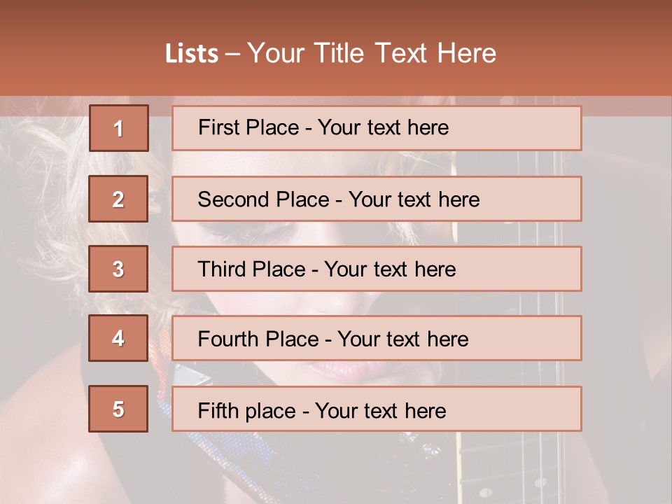 Rocker Girl PowerPoint Template