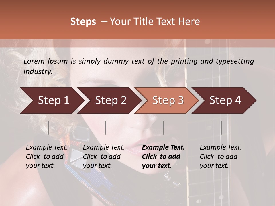 Rocker Girl PowerPoint Template
