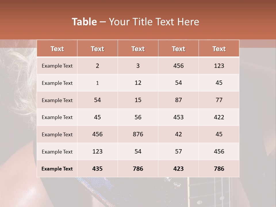 Rocker Girl PowerPoint Template