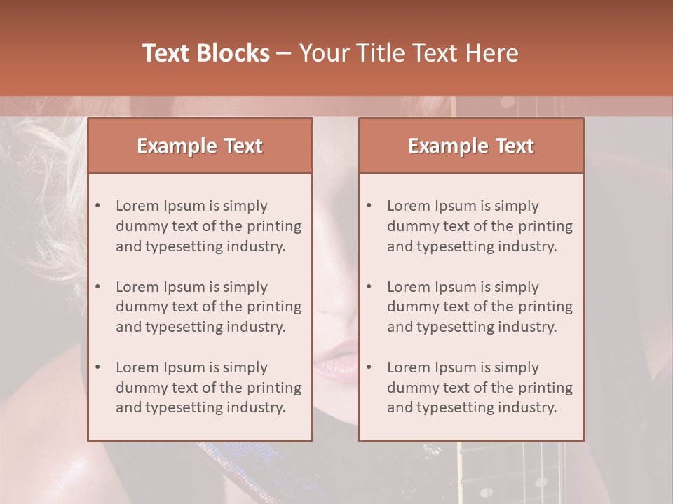 Rocker Girl PowerPoint Template